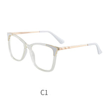 Load image into Gallery viewer, 46964  Cat Eye Anti Blue Light Optical Glasses Frames Women TR90 Spring Leg Computer Eyeglasses