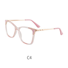 Load image into Gallery viewer, 46964  Cat Eye Anti Blue Light Optical Glasses Frames Women TR90 Spring Leg Computer Eyeglasses
