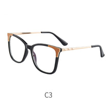 Load image into Gallery viewer, 46964  Cat Eye Anti Blue Light Optical Glasses Frames Women TR90 Spring Leg Computer Eyeglasses