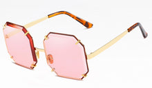 Load image into Gallery viewer, 47024 Square Thick Lens Sunglasses Men Women Shades UV400 Vintage Glasses