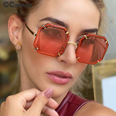 47024 Square Thick Lens Sunglasses Men Women Shades UV400 Vintage Glasses