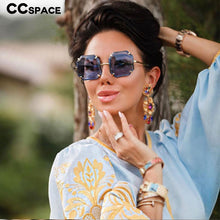 Load image into Gallery viewer, 47024 Square Thick Lens Sunglasses Men Women Shades UV400 Vintage Glasses