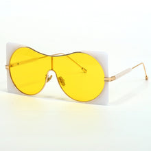 Load image into Gallery viewer, 47040 Oversized Square Sunglasses Women UV400 Vintage Glasses