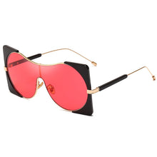 Load image into Gallery viewer, 47040 Oversized Square Sunglasses Women UV400 Vintage Glasses