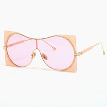 Load image into Gallery viewer, 47040 Oversized Square Sunglasses Women UV400 Vintage Glasses