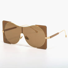 Load image into Gallery viewer, 47040 Oversized Square Sunglasses Women UV400 Vintage Glasses