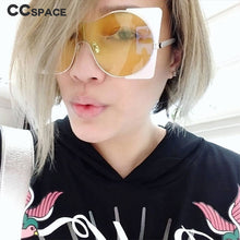 Load image into Gallery viewer, 47040 Oversized Square Sunglasses Women UV400 Vintage Glasses