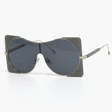 Load image into Gallery viewer, 47040 Oversized Square Sunglasses Women UV400 Vintage Glasses
