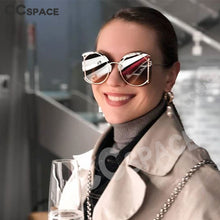 Load image into Gallery viewer, 47048 Frameless Personality  Sunglasses Men Women Shades UV400 Vintage Glasses