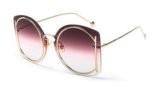 Load image into Gallery viewer, 47048 Frameless Personality  Sunglasses Men Women Shades UV400 Vintage Glasses