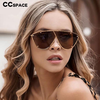 47049 Personality Big Frame Sunglasses Men Women Shades UV400 Vintage Glasses