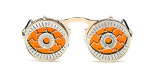 Load image into Gallery viewer, 47057 Steam Punk Filp Cover Retro Sunglasses Men Women Shades UV400 Vintage Glasses