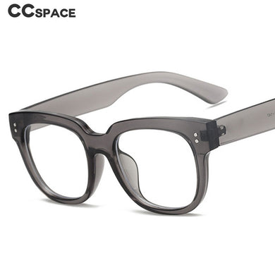 47086 Rectangle Retro Rivet Glasses Frames Anti Blue Light Men Women Computer Eyeglasses