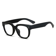 Load image into Gallery viewer, 47086 Rectangle Retro Rivet Glasses Frames Anti Blue Light Men Women Computer Eyeglasses