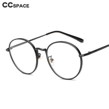 Load image into Gallery viewer, 47132 Retro Round Simple Glasses Frames Men Women Optical Computer Glasses