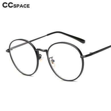 47132 Retro Round Simple Glasses Frames Men Women Optical Computer Glasses