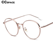 Load image into Gallery viewer, 47132 Retro Round Simple Glasses Frames Men Women Optical Computer Glasses