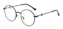 Load image into Gallery viewer, 47175 Retro Round Metal Glasses Frame Women Optician Cute Small Pig Computer Glasses