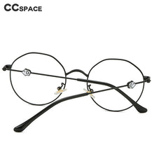 Load image into Gallery viewer, 47175 Retro Round Metal Glasses Frame Women Optician Cute Small Pig Computer Glasses