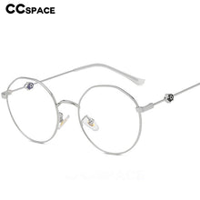Load image into Gallery viewer, 47175 Retro Round Metal Glasses Frame Women Optician Cute Small Pig Computer Glasses