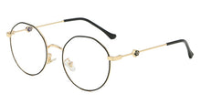 Load image into Gallery viewer, 47175 Retro Round Metal Glasses Frame Women Optician Cute Small Pig Computer Glasses