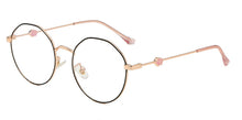 Load image into Gallery viewer, 47175 Retro Round Metal Glasses Frame Women Optician Cute Small Pig Computer Glasses