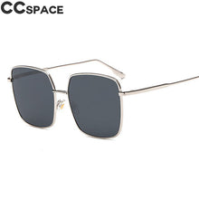 Load image into Gallery viewer, 47204  Square Sunglasses Men Women Shades Metal Frame CCSPACE Vintage Brand Glasses Designer Male Female Oculos