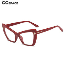 Load image into Gallery viewer, 47236 Rivet Cat Eye Glasses Frames Men Women Optical Computer Glasses