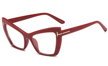 Load image into Gallery viewer, 47236 Rivet Cat Eye Glasses Frames Men Women Optical Computer Glasses