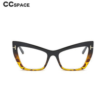 Load image into Gallery viewer, 47236 Rivet Cat Eye Glasses Frames Men Women Optical Computer Glasses