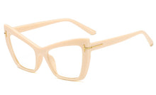 Load image into Gallery viewer, 47236 Rivet Cat Eye Glasses Frames Men Women Optical Computer Glasses