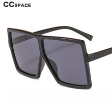 Load image into Gallery viewer, 47245 Oversized Square Sunglasses Men Women Shades UV400 Vintage Glasses