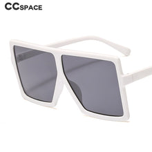 Load image into Gallery viewer, 47245 Oversized Square Sunglasses Men Women Shades UV400 Vintage Glasses