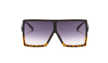 Load image into Gallery viewer, 47245 Oversized Square Sunglasses Men Women Shades UV400 Vintage Glasses