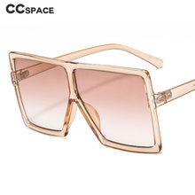 Load image into Gallery viewer, 47245 Oversized Square Sunglasses Men Women Shades UV400 Vintage Glasses
