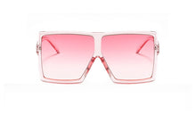 Load image into Gallery viewer, 47245 Oversized Square Sunglasses Men Women Shades UV400 Vintage Glasses