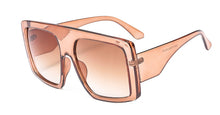 Load image into Gallery viewer, 47254 Oversized Square Sunglasses Men Women Shades UV400 Vintage Glasses