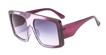 Load image into Gallery viewer, 47254 Oversized Square Sunglasses Men Women Shades UV400 Vintage Glasses