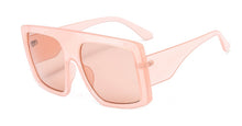 Load image into Gallery viewer, 47254 Oversized Square Sunglasses Men Women Shades UV400 Vintage Glasses