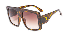 Load image into Gallery viewer, 47254 Oversized Square Sunglasses Men Women Shades UV400 Vintage Glasses