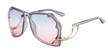 Load image into Gallery viewer, 47259 Oversizec Rimless Rivet Personality Sunglasses Men Women Shades Uv400 Vintage Glasses