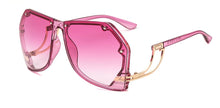 Load image into Gallery viewer, 47259 Oversizec Rimless Rivet Personality Sunglasses Men Women Shades Uv400 Vintage Glasses