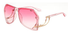 Load image into Gallery viewer, 47259 Oversizec Rimless Rivet Personality Sunglasses Men Women Shades Uv400 Vintage Glasses