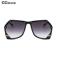 Load image into Gallery viewer, 47259 Oversizec Rimless Rivet Personality Sunglasses Men Women Shades Uv400 Vintage Glasses