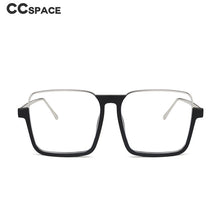 Load image into Gallery viewer, 47308 Square Half Frame Oversized Anti Blue Light Glasses Frame Men Women UV400 Eyeglasses