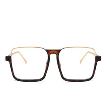 Load image into Gallery viewer, 47308 Square Half Frame Oversized Anti Blue Light Glasses Frame Men Women UV400 Eyeglasses