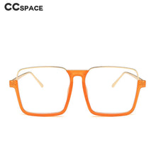 Load image into Gallery viewer, 47308 Square Half Frame Oversized Anti Blue Light Glasses Frame Men Women UV400 Eyeglasses