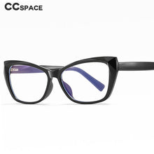 Load image into Gallery viewer, 47315 Cat Eye Plastic titanium Anti Blue Glasses Frames Men Women Optical Computer Glasses UV400