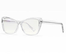Load image into Gallery viewer, 47315 Cat Eye Plastic titanium Anti Blue Glasses Frames Men Women Optical Computer Glasses UV400