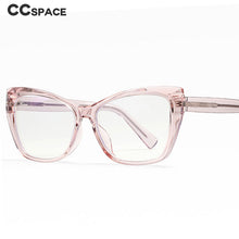 Load image into Gallery viewer, 47315 Cat Eye Plastic titanium Anti Blue Glasses Frames Men Women Optical Computer Glasses UV400